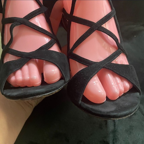 💯 auth VERSACE black strap heels - Picture 5 of 8